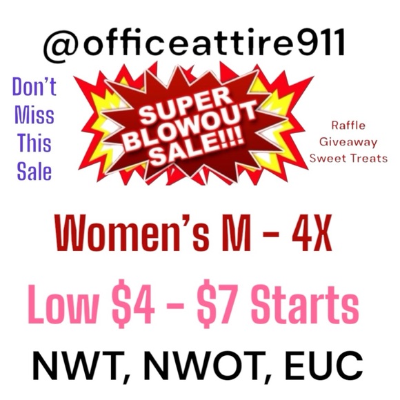 Live Sat 11/29 7:30 pm Small Business Saturday Blowout Sale M-3X Low Starts - Picture 9 of 16